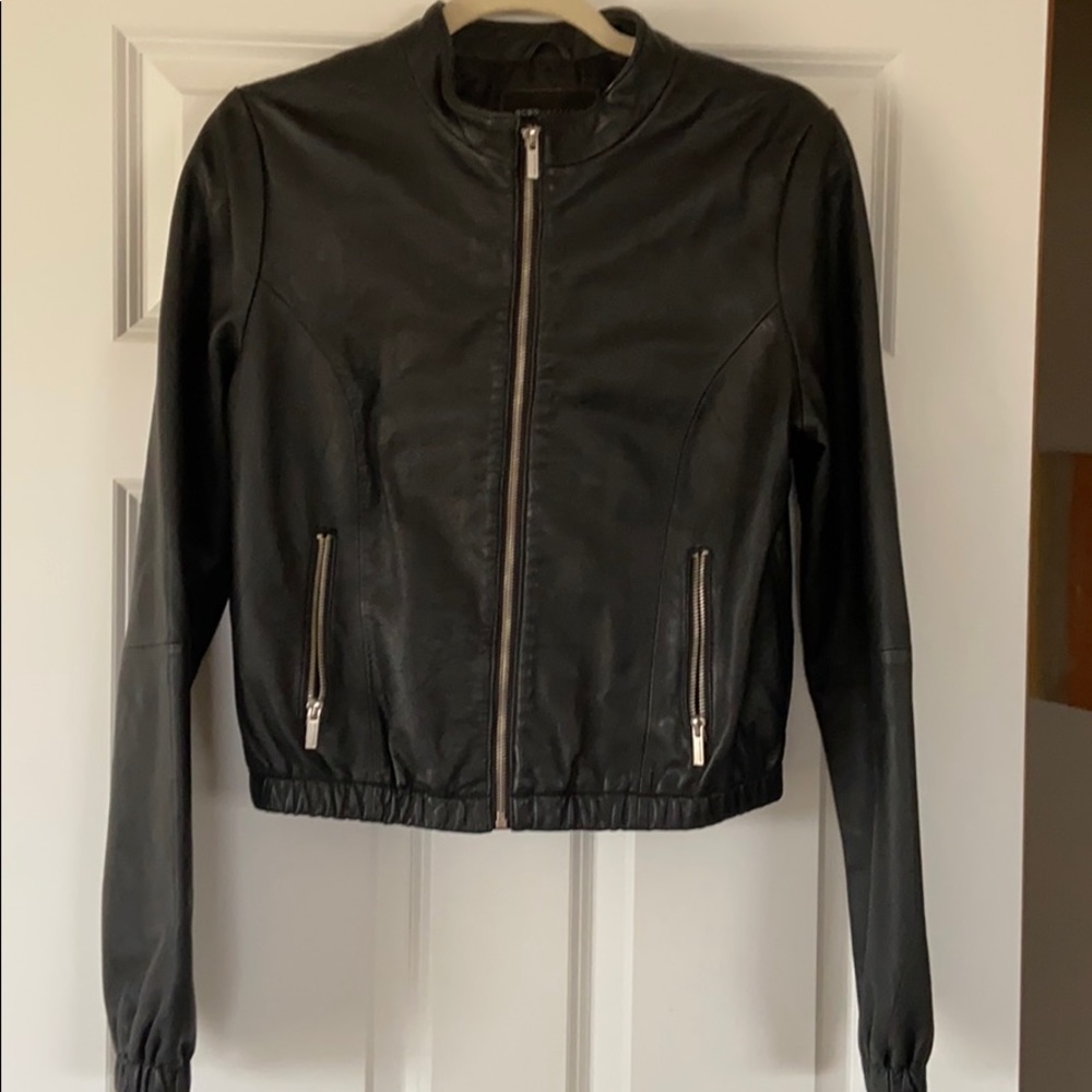 Bcbg Leather Jacket - image 1